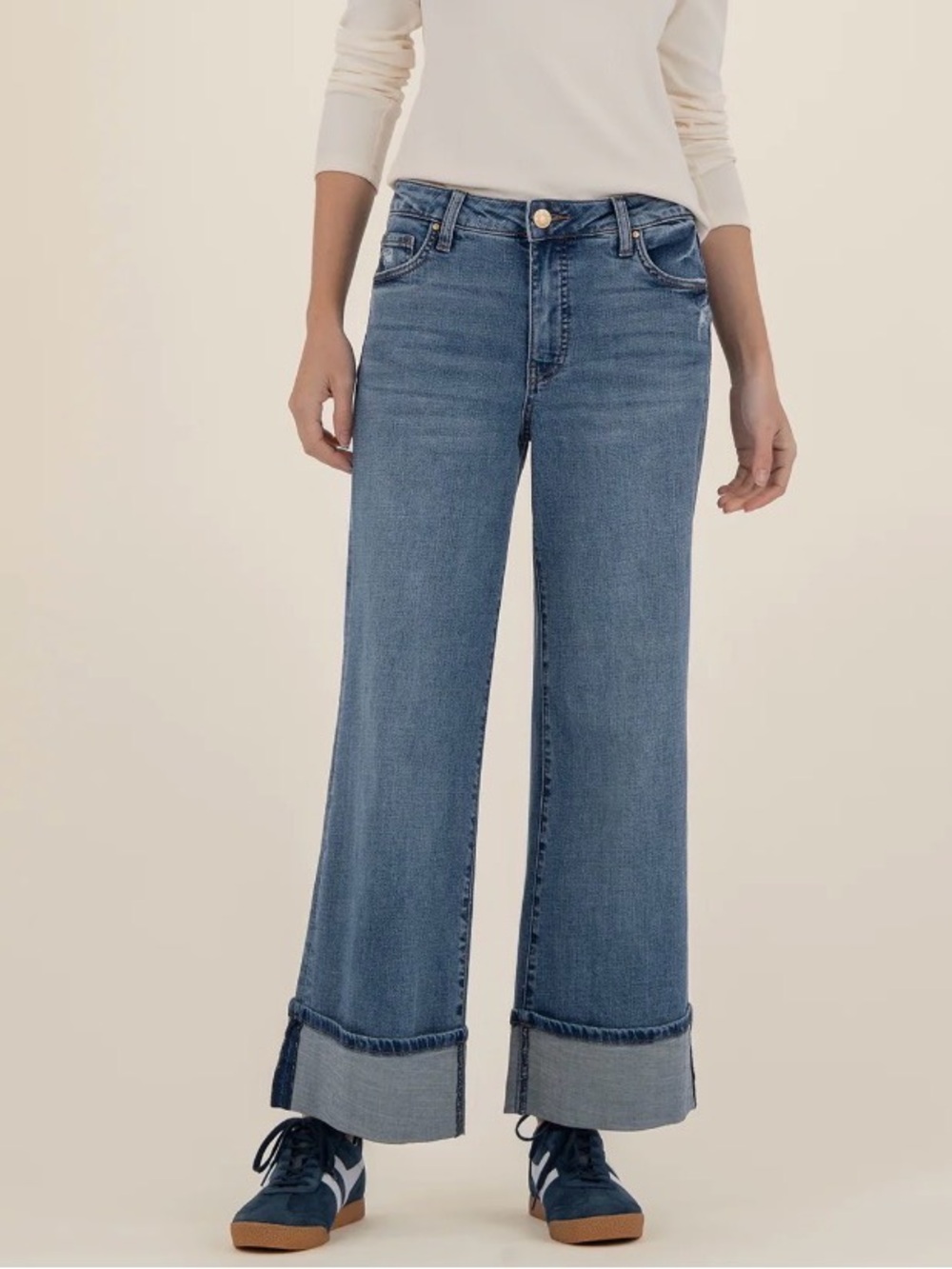 Kut from the Kloth Meg High Rise Fab Ab Wide Leg